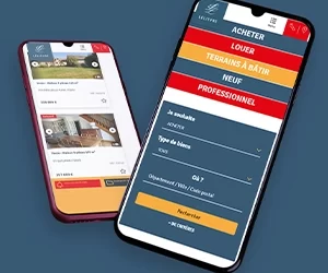 Refonte du site internet mobile de LELIEVRE Immobilier
