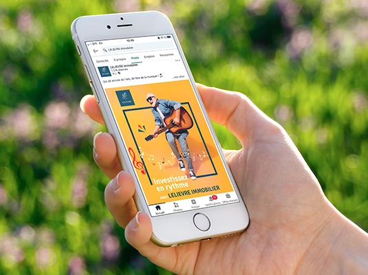 Création de visuels pour les réseaux sociaux